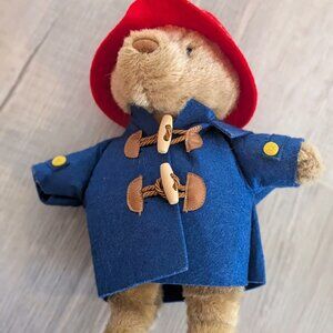 Yottoy Paddington Bear Raincoat Red Hat Stuffed Animal Plush Toy NY 2017